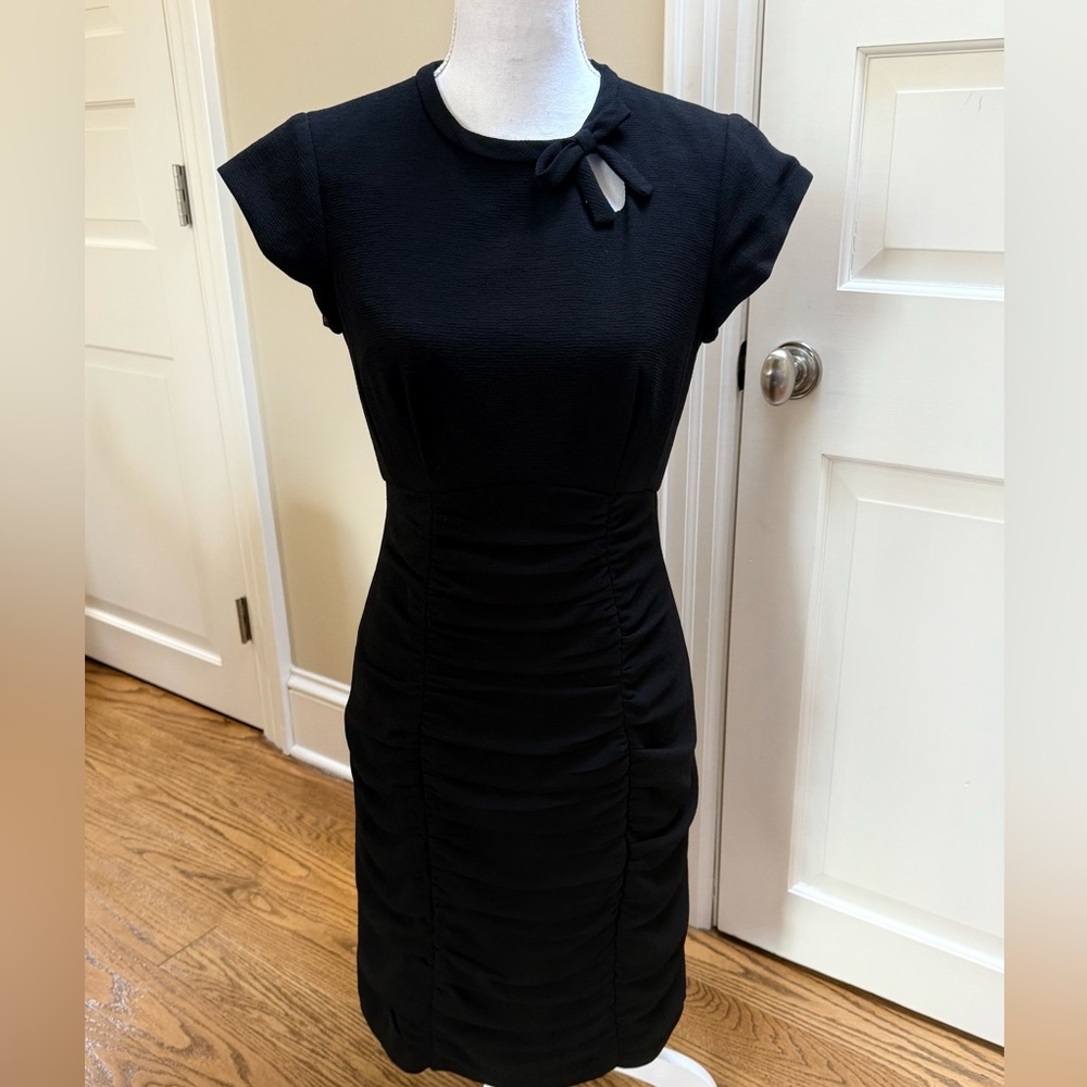 Nanette Lepore Womens ruched keyhole Dress Sz 6